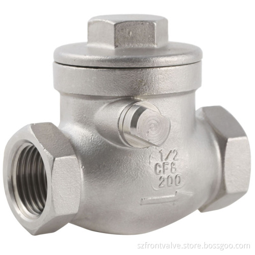 Stainless Steel Screwed Swing Check Valve